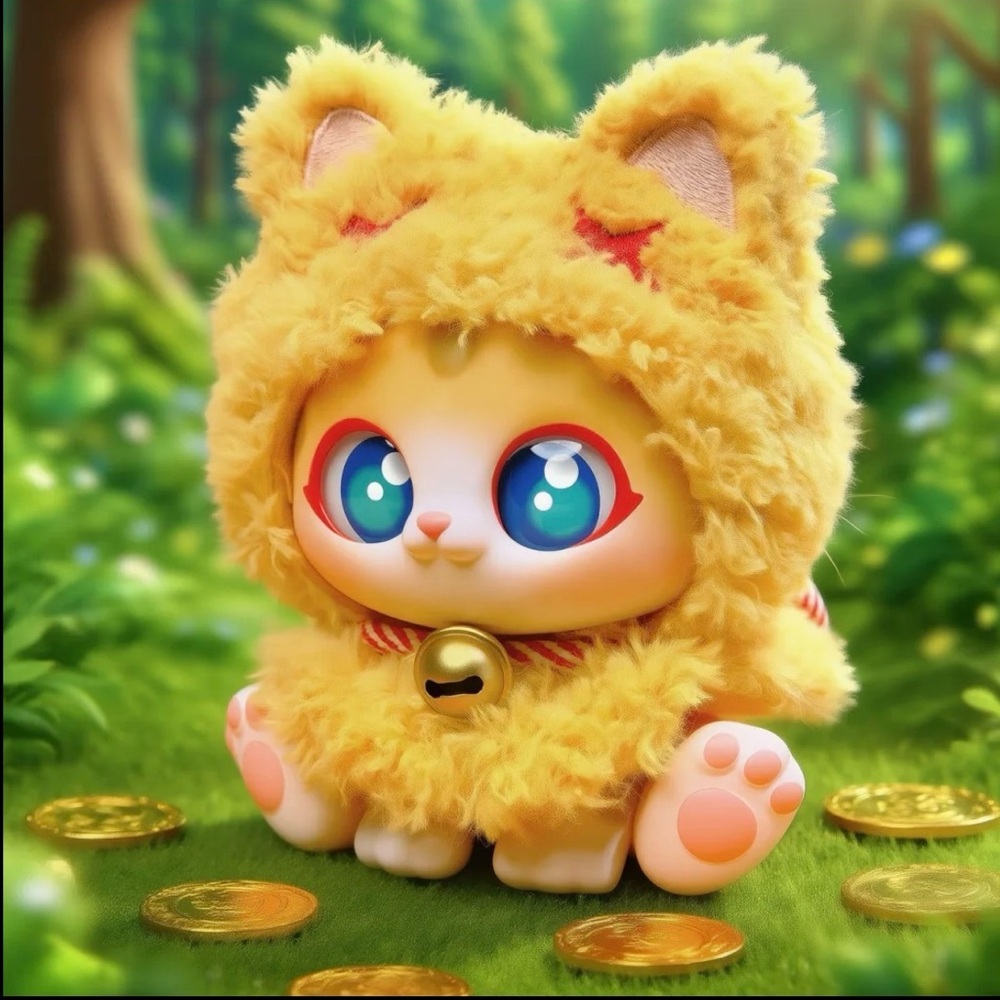 PICOCO Lucky Cloak Cat Series - Yellow Cloak. Sealed Bag!!!